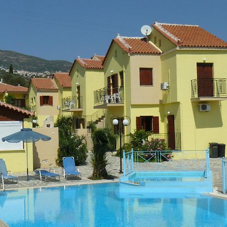 Stella Apartments Marathokampos Bagian luar foto